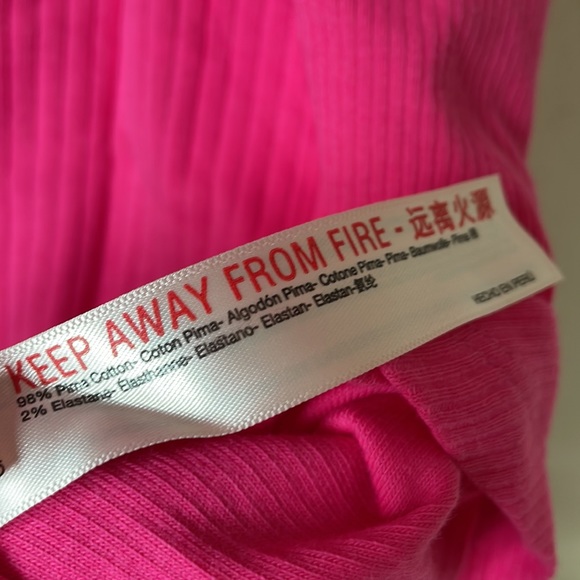 Anthropologie Saturday Sunday super cute ribbed pink dress - Picture 11 of 14